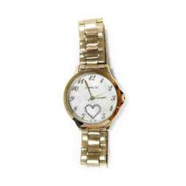 Kit Relógio+Pulseira Dourado Feminino Lince LRG4454L KT50B