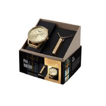 Kit Relógio Seculus Dourado Feminino 44041GPSKDA1K1 Kit Relógio Seculus Dourado Feminino 44041GPSKDA1K1