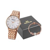Kit Relógio Seculus Feminino + Pulseira Original 77050LPSVRS2 Kit Relógio Seculus Feminino + Pulseira Original 77050LPSVRS2