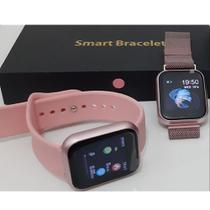 relogio smartwatch rose gold