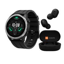 KIT Relogio Smartwatch Xiaomi/ Haylou Solar Neo Amoled A Prova Dagua MAIS FONE AIRDOTS2 GLOBAL