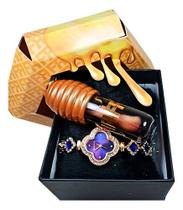 Kit Relógio Trevo Luxo Feminino + Gloss Mel Hidratante