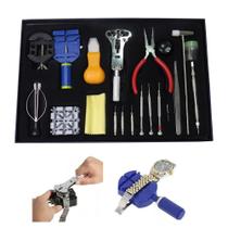 Kit Relojoeiro 20pcs Ferramentas Para Conserto Reparo Relógios