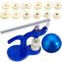 Kit relojoeiro para conserto relogio prensa bola saca fundo