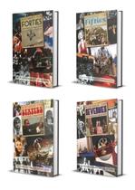 Kit Remember The Forties, Remember The Fifties, Remember The Sixties e Remember The Seventies Parragon Books Importado Inglês Acompanha Dvd Capa Dura