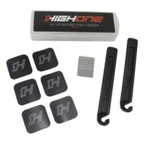 Kit Remendo Bike High One Autocolante Pneu Câmara c/ Espátulas