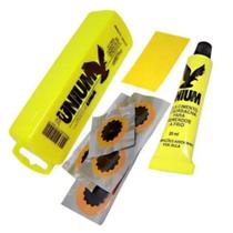 Kit Remendo Cola Reparo Selante P/ Câmara Ar Bicicleta Moto Kit Remendo Cola Reparo Selante P/ Câmara Ar Bicicleta Moto