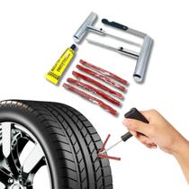 Kit Remendo Ferro Reparo Macarrão Pneu Carro Moto S/ Câmara Kit Remendo Ferro Reparo Macarrão Pneu Carro Moto S/ Câmara