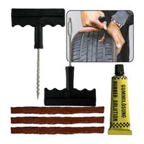 Kit Remendo Macarrão Reparo Pneu Carro Moto Sem Câmara