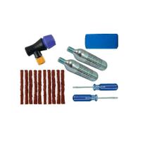Kit Remendo P/ Pneu Sem Câmara + 2 Cilindros Co2 + Adaptador Kit Remendo P/ Pneu Sem Câmara + 2 Cilindros Co2 + Adaptador