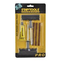 Kit Remendo P/ Reparo Macarrão Pneu Carro Moto S/ Câmara