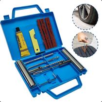 Kit Remendo Pneu Ferro Reparo Conserto Macarrao Carro Moto Automovel Profissional