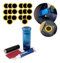 Kit Remendo Reparo Câmara Ar Bike + 20 Remendo Speed / Mtb Kit Remendo Reparo Câmara Ar Bike + 20 Remendo Speed / Mtb