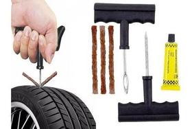 Kit Remendo Reparo De Pneu Carro Bicicleta Moto