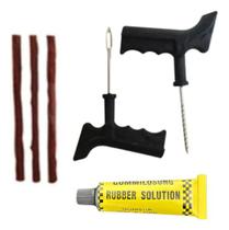 Kit Remendo Reparo Pneu Carro Moto S/ Câmara 3 Macarrões Kit Remendo Reparo Pneu Carro Moto S/ Câmara 3 Macarrões