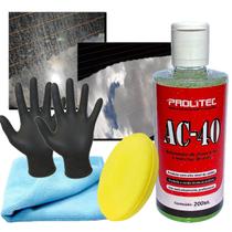 Kit removedor de chuva acida Ac40 200ml + Pano + aplicador + Luva - PROLITEC