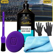 Kit Removedor de Chuva Acida Cadillac 500ml + Pano + Aplicador+ Pincel + Luvas Kit Removedor de Chuva Acida Cadillac 500ml + Pano + Aplicador+ Pincel + Luvas