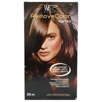 Kit Removedor De Coloração Para Cabelos Coloridos, Com Tinta, Coloração, Luzes e Mechas WF 200ml