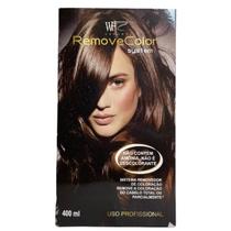 Kit Removedor De Coloração Para Cabelos Coloridos, Com Tinta, Coloração, Luzes e Mechas WF 400ml