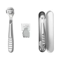 Kit Removedor De Pele Morta Em Aço Inoxidável, Raspador De Pés, Limpador De Calos, Ferramenta De