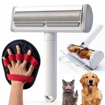 Kit removedor de pelos de mascotas Yoioyms con rodillo y guante reutilizables