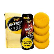 Kit Removedor de Riscos Meguiar's com Aplicadores de Espuma e Panos de Microfibra