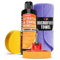 Kit Removedor de Riscos para Carro Carfidant 250 ml com Aplicadores Kit Removedor de Riscos para Carro Carfidant 250 ml com Aplicadores