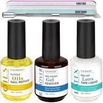 Kit Removedor de Unhas em Gel LOUINSTIC 3 em 1 Sem Acetona 15ml Kit Removedor de Unhas em Gel LOUINSTIC 3 em 1 Sem Acetona 15ml