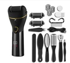 Kit Remover Calos Recarregável - 2 Velocidades Kit Remover Calos Recarregável - 2 Velocidades