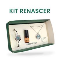 Kit RENASCER - Colar e Bracelete Difusor Flor de Lótus + Óleo Essencial +Energia Kit RENASCER - Colar e Bracelete Difusor Flor de Lótus + Óleo Essencial +Energia