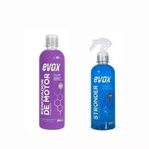 Kit Renovador De Motor Verniz + Stronder 500ml Evox