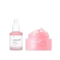 Kit Renovador de Salmão PDRN da Medicube Sérum de Peptídeos Rosa PDRN com DNA de Salmão e Creme de Cápsulas de Colágeno Rosa PDRN com DNA de Salmão Kit Renovador de Salmão PDRN da Medicube Sérum de Peptídeos Rosa PDRN com DNA de Salmão e Creme de Cápsulas de Colágeno Rosa PDRN com DNA de Salmão