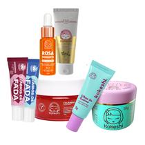 Kit Renovadores Colágeno Lábios de Fada Rosa Mosqueta Kokeshi