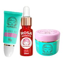 Kit Renovadores Faciais + Óleo De Rosa Mosqueta Kokeshi