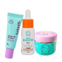 Kit Renovadores Pele de Porcelana Gueixa Sérum Vit C Kokeshi