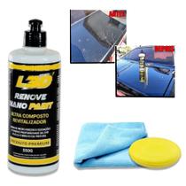 Kit Renove Nano Paint 450ml L3D Brasil + Pano + Aplicador Kit Renove Nano Paint 450ml L3D Brasil + Pano + Aplicador