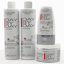 Kit Reparação Shampoo Condicionador Mascara Protetor Térmico Day By Day Kit Reparação Shampoo Condicionador Mascara Protetor Térmico Day By Day