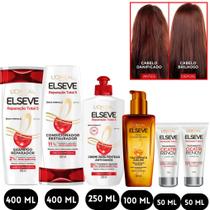 Kit Reparação Total 5 Elseve Loreal Paris Leave-In Cicatri Renov Oleo Extraordinario Antifrizz Cabelos Danificados Kit Reparação Total 5 Elseve Loreal Paris Leave-In Cicatri Renov Oleo Extraordinario Antifrizz Cabelos Danificados