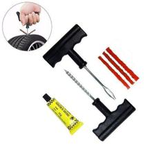 Kit Reparador De Pneu Amador De Carro E Moto Com 3 Macarrões - TroyaTools