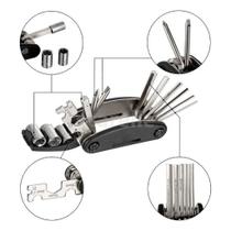 Kit Reparo C/ Ferramenta Bicicleta Chaves Remendo Pneu Bike