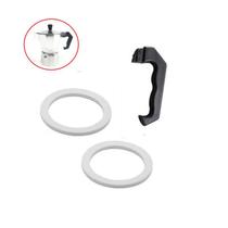 Kit Reparo Cafeteira Italiana Moka 6 Xícaras Alça E Vedação