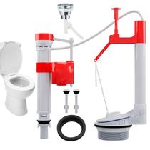 Kit Reparo Caixa Acoplada Vaso Banheiro Assento Sanitario Lavabo Acionamento Superior Descarga Botao