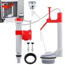 Kit Reparo Caixa Acoplada Vaso Sanitario Assento Banheiro Descarga Botao Acionamento Superior Lavabo