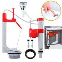 Kit Reparo Caixa Acoplada Vaso Sanitario Assento Banheiro Descarga Higienico Lavabo Botao Acionamento Superior