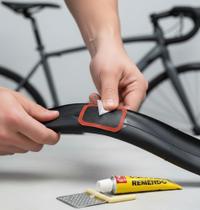 Kit Reparo Câmara De Ar pneu de Bicicleta Com Cola E Remendo Emergência Bicicleta socorro