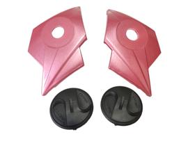 Kit Reparo Capacete + Botão Pro Tork Evolution G8 Evo Rosa