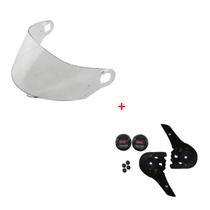 Kit Reparo Capacete Ls2 Ff358 Ff396 + Viseira Cristal Kit Reparo Capacete Ls2 Ff358 Ff396 + Viseira Cristal