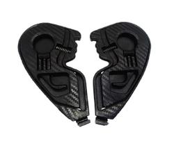 Kit Reparo Carbon Capacete Helt Polar Para Fixação Viseira