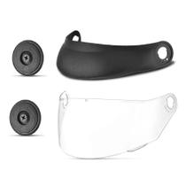 Kit Reparo Compact Summer Pro Tork Viseira + Pala + Parafuso Kit Reparo Compact Summer Pro Tork Viseira + Pala + Parafuso