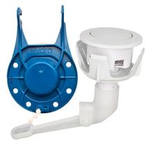 Kit Reparo (Comporta/Obturador + Botão Branco) Caixa Acoplada Deca - SM0202K100 Kit Reparo (Comporta/Obturador + Botão Branco) Caixa Acoplada Deca - SM0202K100
